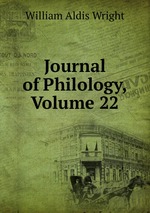 Journal of Philology, Volume 22