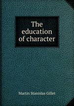 The education of character
