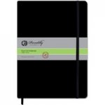 Essential Unlined Notebook Large, black