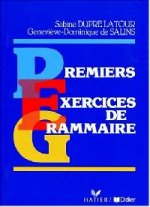Premiers Exercices De Grammaire Cahier DExercices