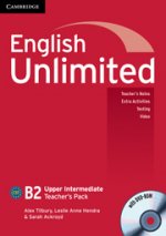 English Unlimited Upper Intermediate. Teachers Pack. Teachers book. +DVD