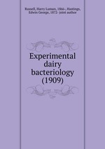 Experimental dairy bacteriology (1909)