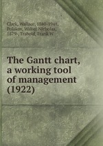 The Gantt chart, a working tool of management (1922)