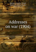 Addresses on war (1904)