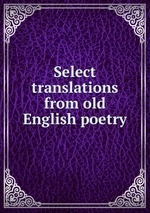 Select translations from old English poetry