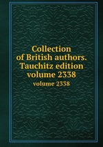 Collection of British authors. Tauchitz edition. volume 2338