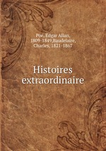 Histoires extraordinaire