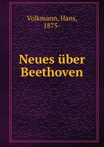 Neues ber Beethoven