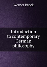 Introduction to contemporary German philosophy