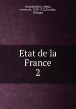 Etat de la France. 2