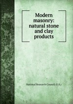 Modern masonry: natural stone and clay products