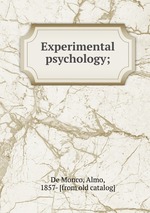 Experimental psychology;