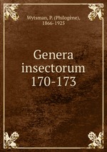 Genera insectorum. 170-173