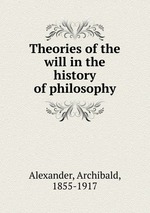 Theories of the will in the history of philosophy