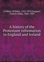 A history of the Protestant reformation in England and Ireland