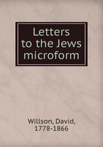 Letters to the Jews microform
