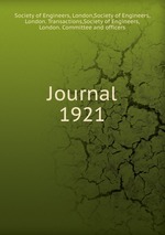 Journal. 1921