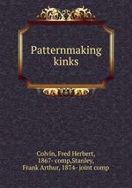 Patternmaking kinks