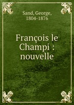 Franois le Champi : nouvelle