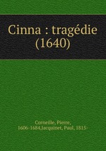 Cinna : tragdie (1640)