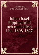 Johan Josef Pippingskld och musiklivet i bo, 1808-1827