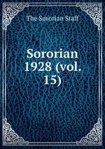 Sororian. 1928 (vol. 15)