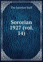 Sororian. 1927 (vol. 14)