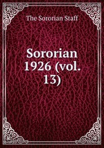 Sororian. 1926 (vol. 13)