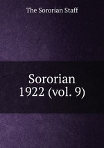 Sororian. 1922 (vol. 9)