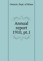 Annual report. 1910, pt.1