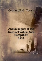 Annual report of the Town of Goshen, New Hampshire. 1954
