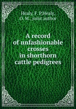 A record of unfashionable crosses in shorthorn cattle pedigrees