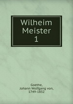 Wilheim Meister. 1