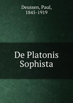 De Platonis Sophista