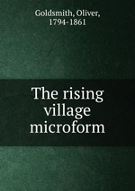 The rising village microform