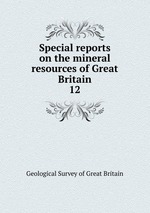 Special reports on the mineral resources of Great Britain. 12