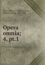 Opera omnia;. 4, pt.1