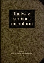 Railway sermons microform