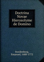 Doctrina Novae Hierosolyme de Domino