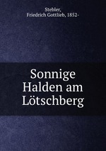 Sonnige Halden am Ltschberg