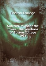 Sub turri = Under the tower : the yearbook of Boston College. 1936