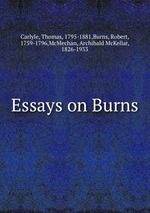 Essays on Burns