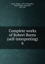 Complete works of Robert Burns (self-interpreting). 6