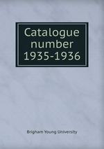Catalogue number. 1935-1936