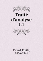 Trait d`analyse. t.1