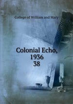 Colonial Echo, 1936. 38