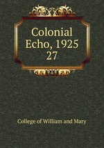 Colonial Echo, 1925. 27