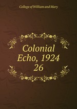 Colonial Echo, 1924. 26
