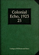 Colonial Echo, 1923. 25