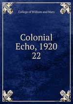 Colonial Echo, 1920. 22